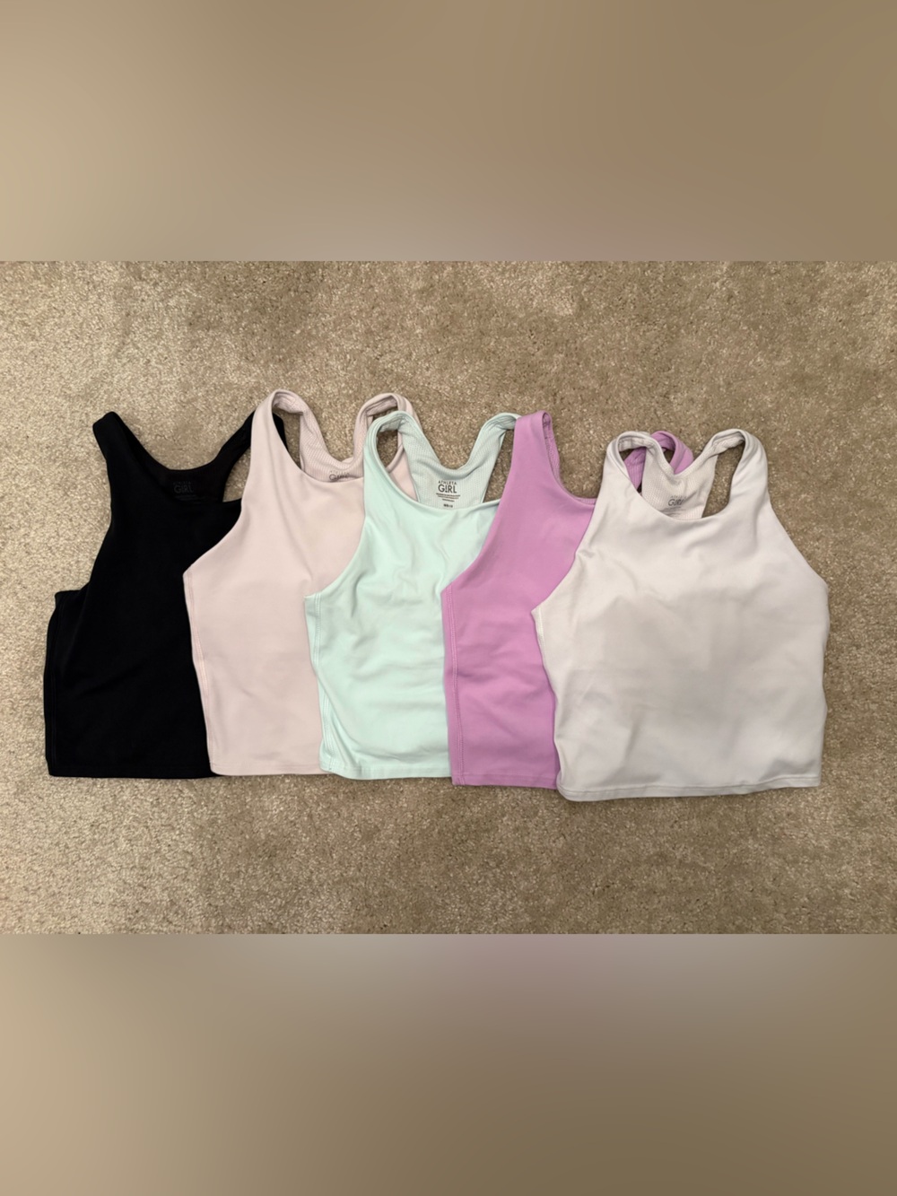 Athleta Girls Long Distance Bra tank top lot - size Medium